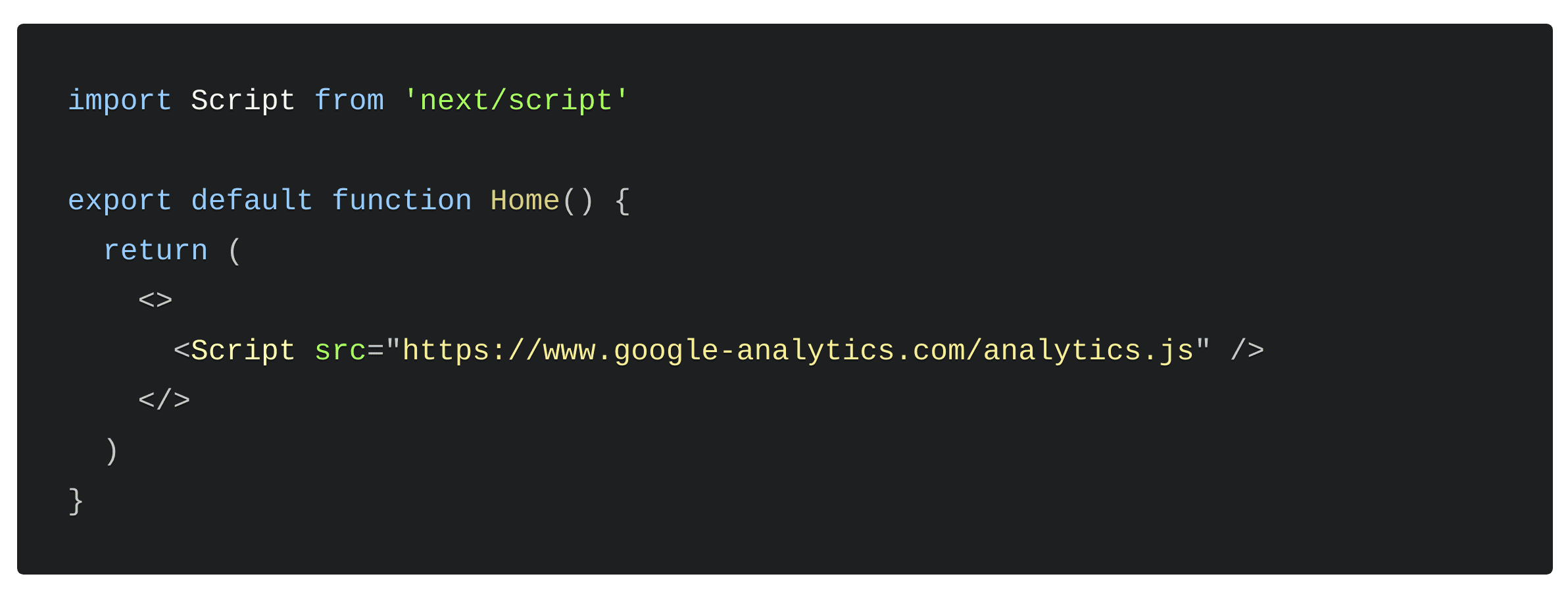 How to Embed a Script in NextJS